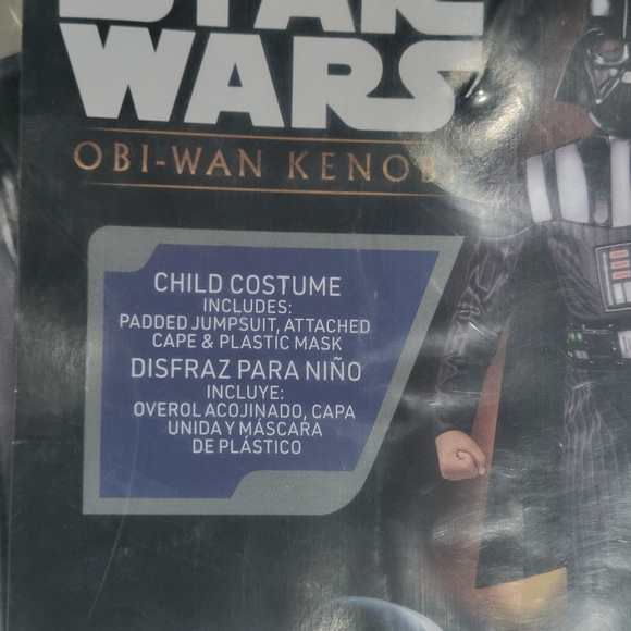 Star Wars Dath Vader boys M-8 Halloween costume NWT - Picture 2 of 7